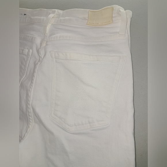 Citizens of Humanity White High Rise Jeans Olivia Crop High Rise Slim Size 25 - Picture 15 of 15